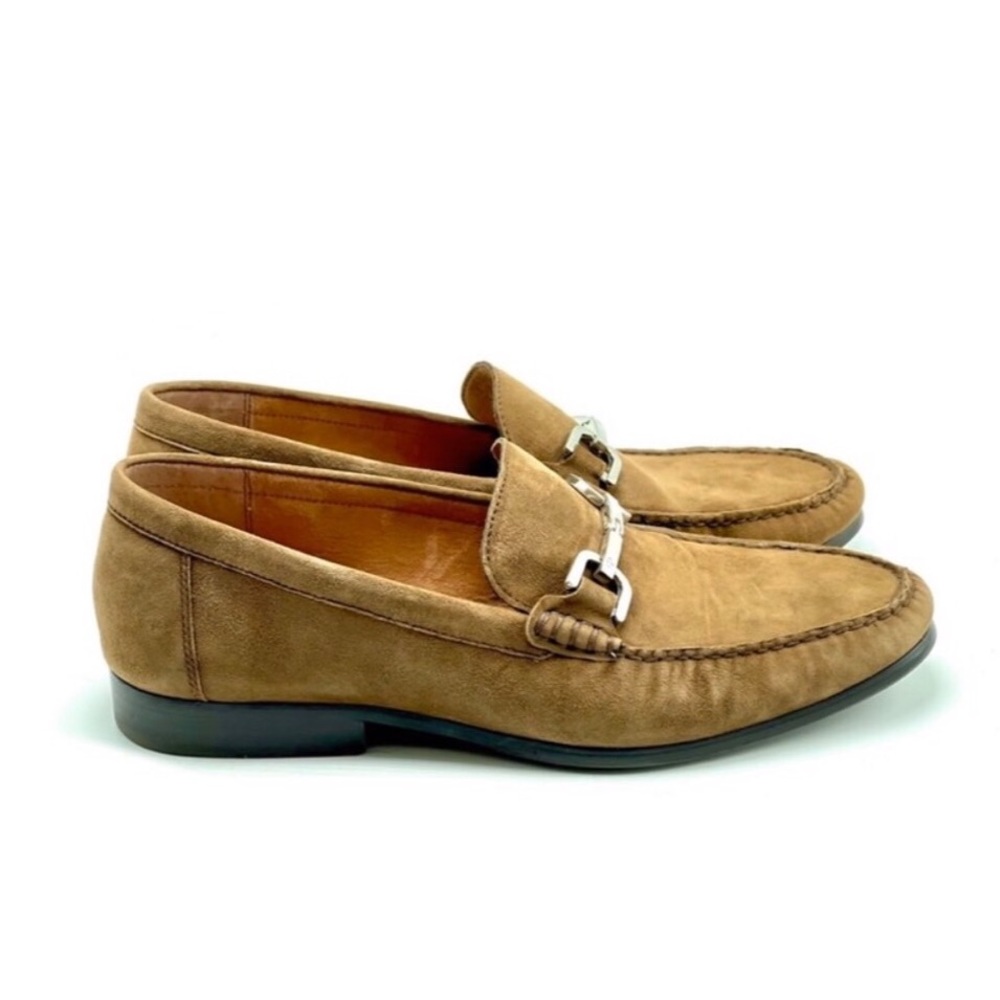 DONALD J. PLINER- Niles 3 Washed Suede Bit Loafer